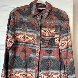Flannel Sweatshirt
